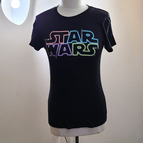 Her Universe Star Wars Lightsaber Light Up T-Shirt - Picture 2 of 5